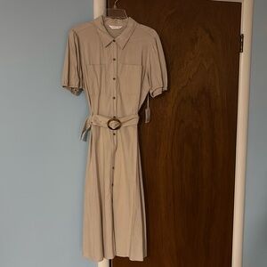 Khaki MidLevel Dress